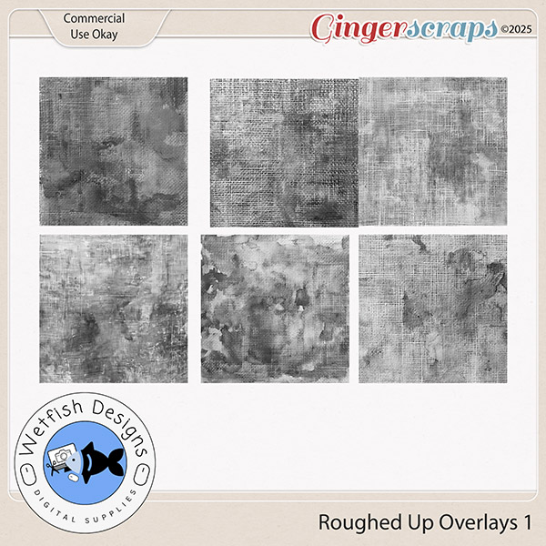 Roughed Up Overlay Textures 1 by Wetfish Designs