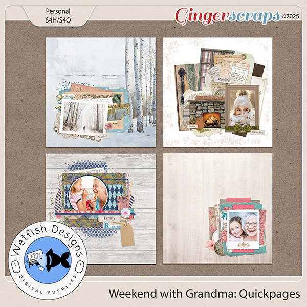 Weekend with Grandma Quickpages by Wetfish Designs