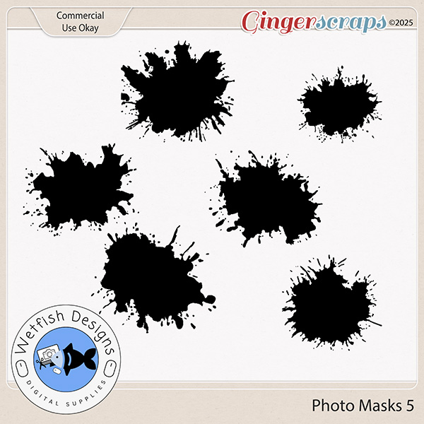 Photo Masks 5 by Wetfish Designs 