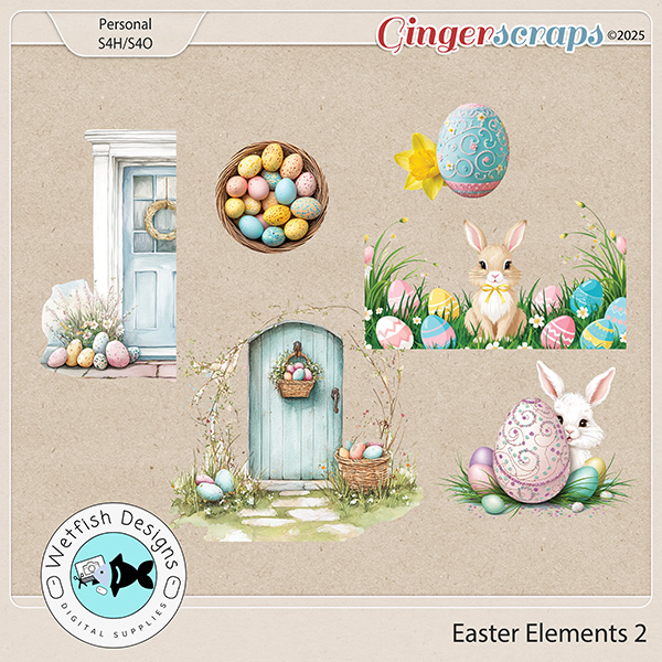 Easter Elements 2 by Wetfish Designs 