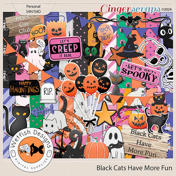 Black Cats Have More Fun by Wetfish Designs