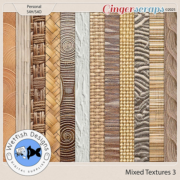 Mixed Textures 3 by Wetfish Designs 
