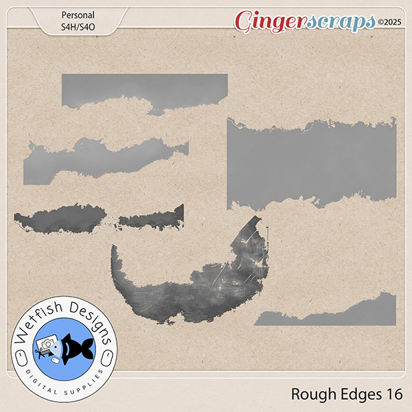 CU Rough Edges Set 16 by Wetfish Designs 