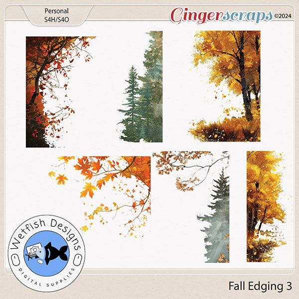 Fall Edging 3 by Wetfish Designs 