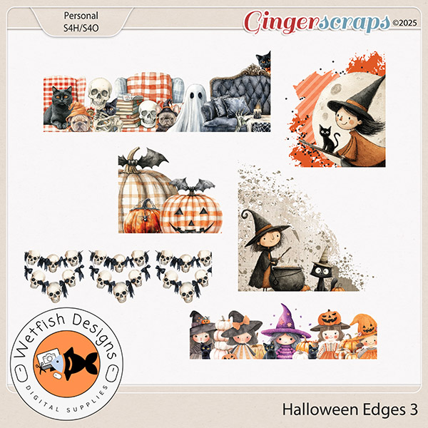 Halloween Edges 3 by Wetfish Designs 