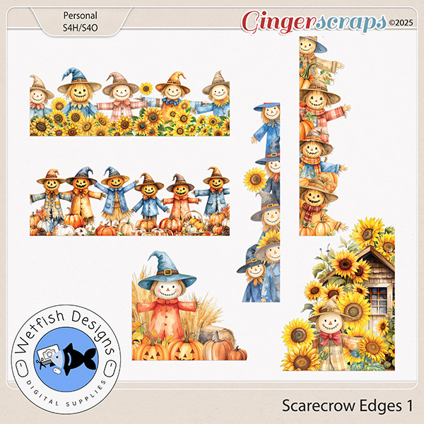 Scarecrow Edges 1 by Wetfish Designs