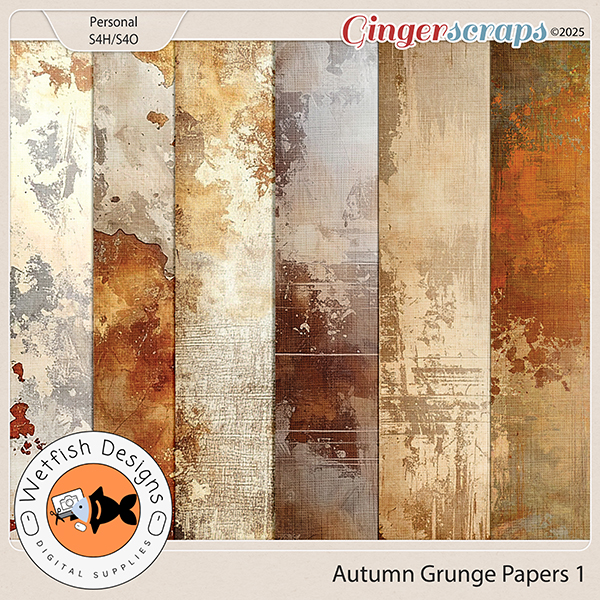 Autumn Grunge 1 by Wetfish Designs