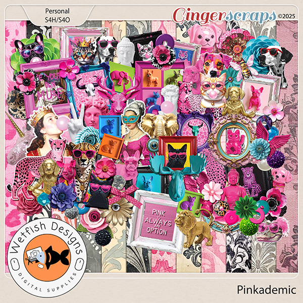 Pinkademic Page Kit by Wetfish Designs