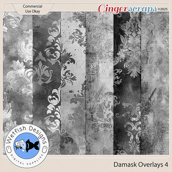 CU Damask Overlays 4 by Wetfish Designs
