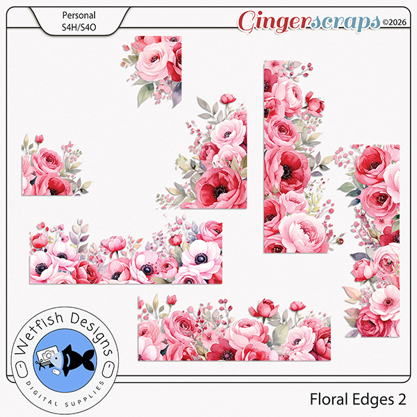Floral Edges 2 by Wetfish Designs 