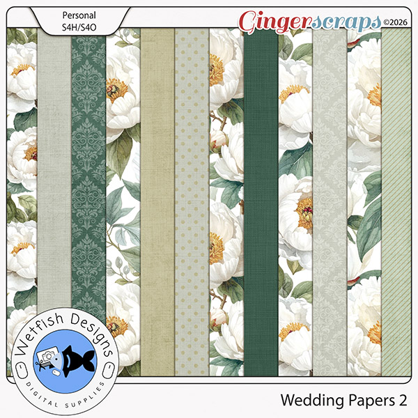 Wedding Papers 2 by Wetfish Designs