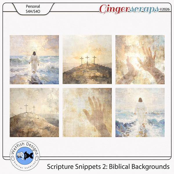 Scripture Snippets 2 Biblical Backgrounds by Wetfish Designs  