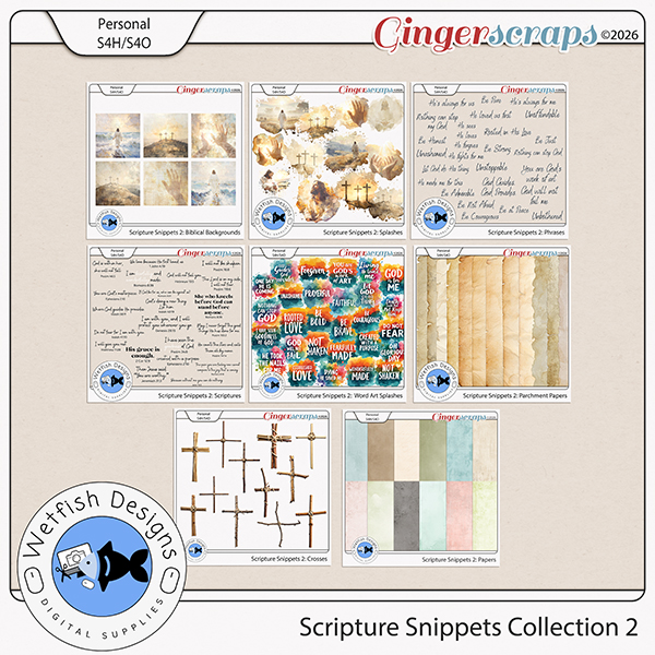 Scripture Snippets 2 Collection by Wetfish Designs 