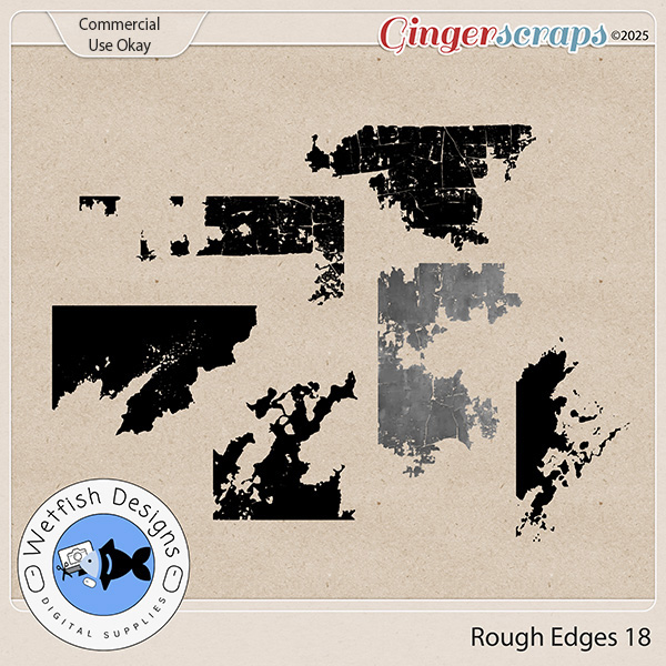 CU Rough Edges Set 18 by Wetfish Designs 