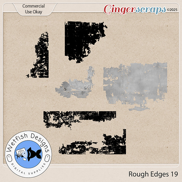 CU Rough Edges Set 19 by Wetfish Designs  