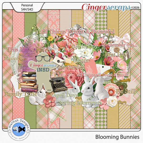 Blossoming Bunnies Kit by Wetfish Designs