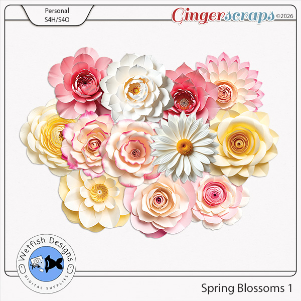 Spring Blossoms 1 by Wetfish Designs