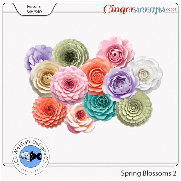 Spring Blossoms 2 by Wetfish Designs 