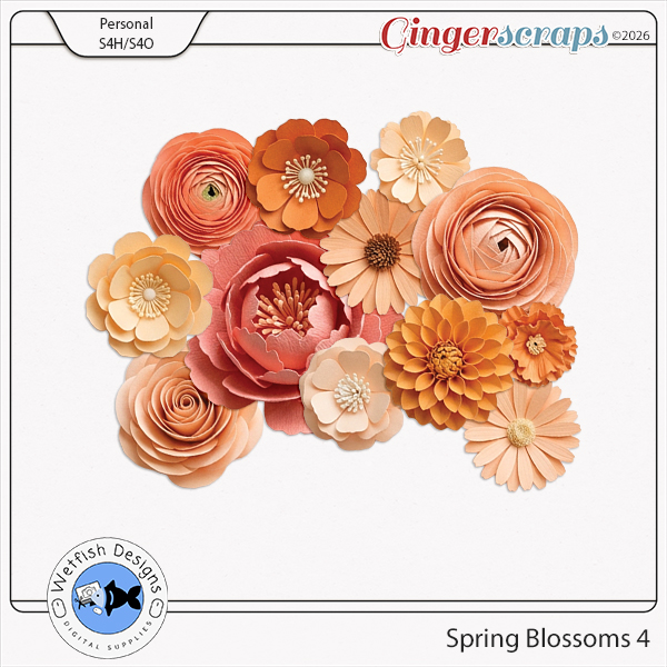 Spring Blossoms 4 by Wetfish Designs  