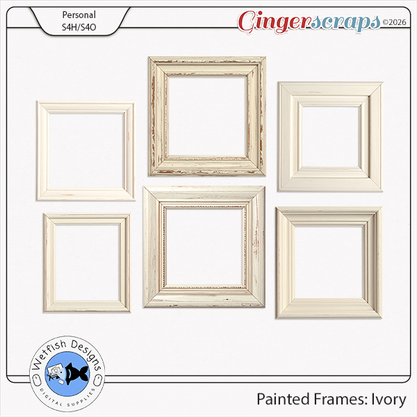 Painted Frames: Ivory by Wetfish Designs 