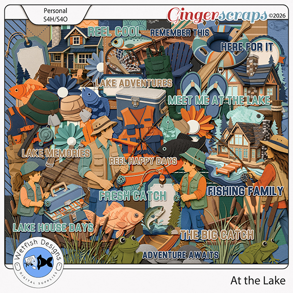 At the Lake Collection by Wetfish Designs