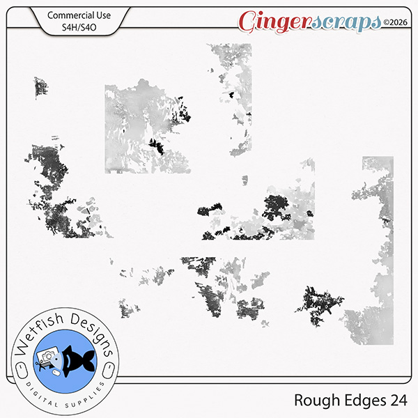 CU Rough Edges Set 24 by Wetfish Designs   