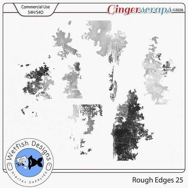 CU Rough Edges Set 25 by Wetfish Designs    
