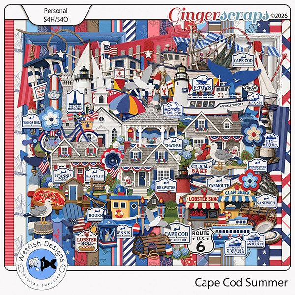 Cape Cod Summers by Wetfish Designs