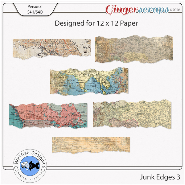Junk Edges 3 by Wetfish Designs  