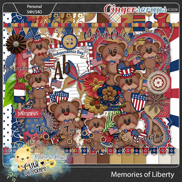 Memories of Liberty Page Kit