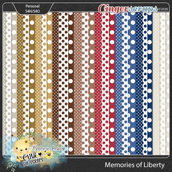 Memories of Liberty Pattern Papers