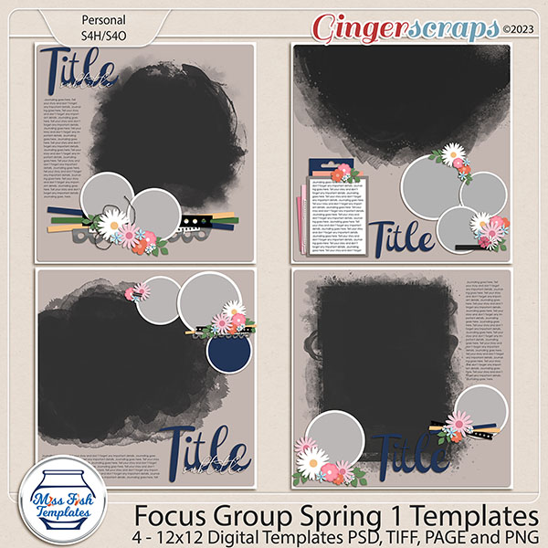 Focus Group Spring #1 Template by Miss Fish