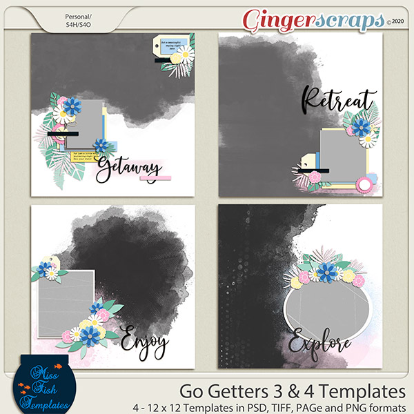 Go Getters 3 & 4 Templates by Miss Fish