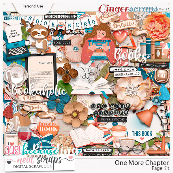 One More Chapter -  Page Kit by Neia Scraps and JB Studio