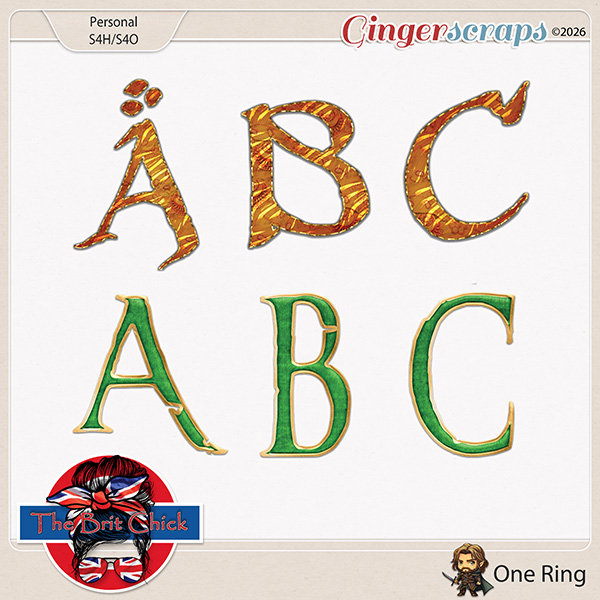One Ring Alpha's By The Brit Chick