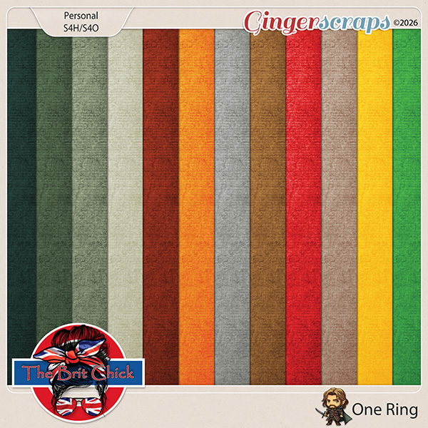 One Ring Solid Papers By The Brit Chick