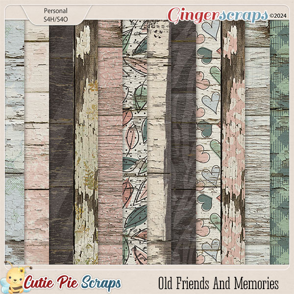 Old Friends And Memories Wood Papers