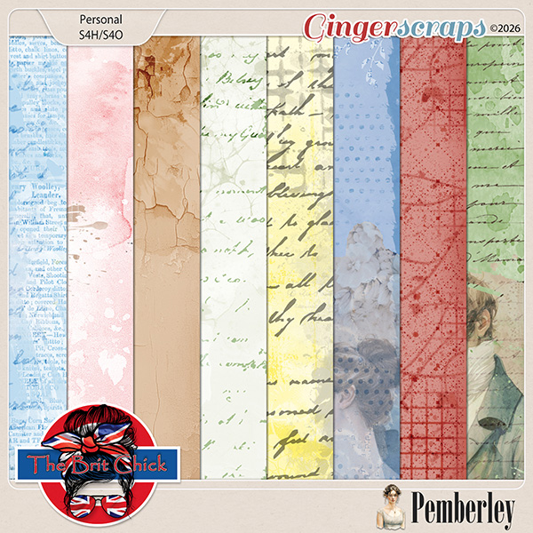 Pemberley Artsy Papers By The Brit Chick