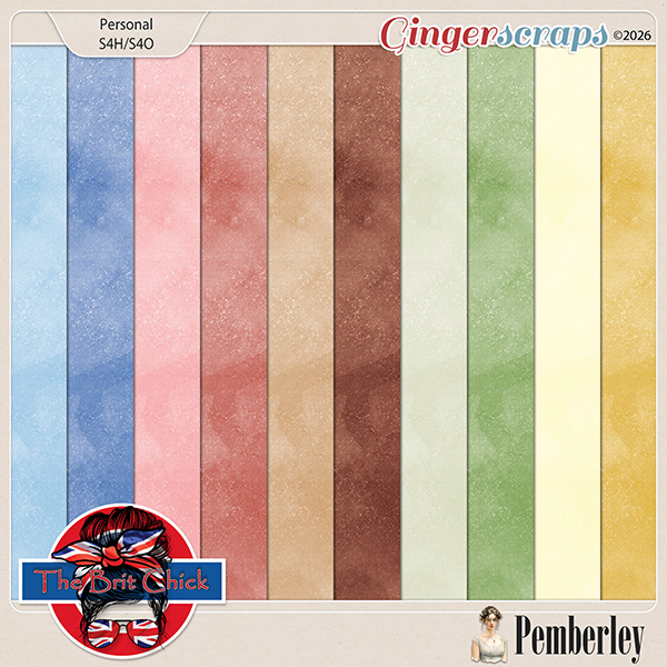 Pemberley Solid Papers By The Brit Chick