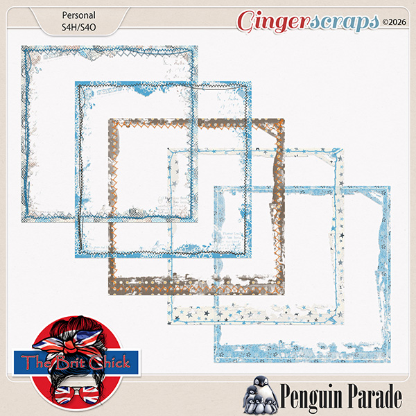 Penguin Parade Edges By The Brit Chick