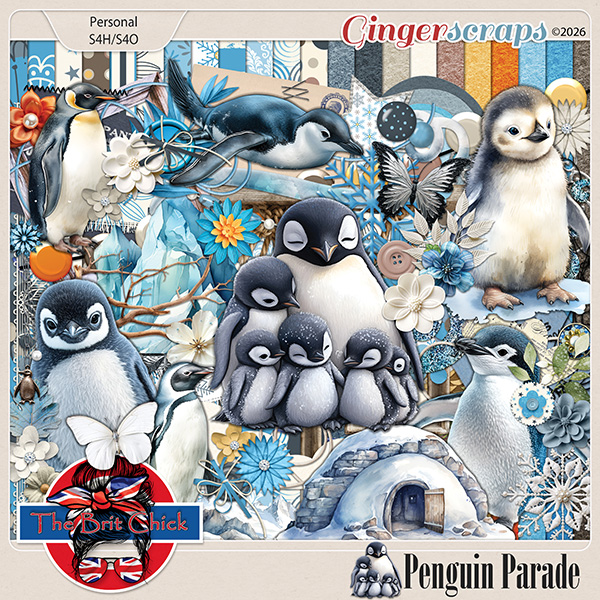 Penguin Parade Kit By The Brit Chick