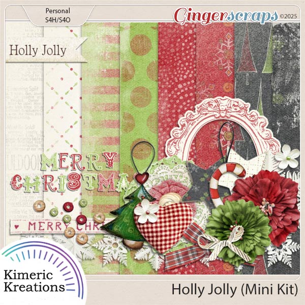 Holly Jolly Mini Kit by Kimeric Kreations