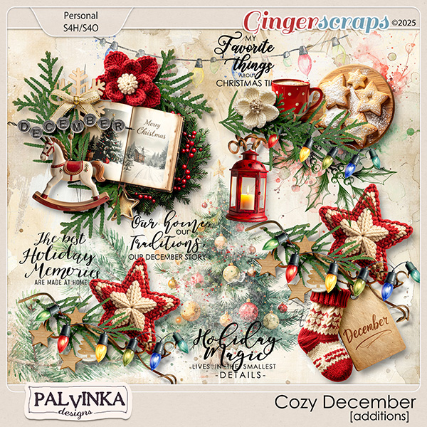 Cozy December Additions by Palvinka Designs