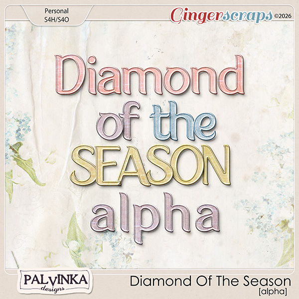 Diamond Of The Season Alpha by Palvinka Designs