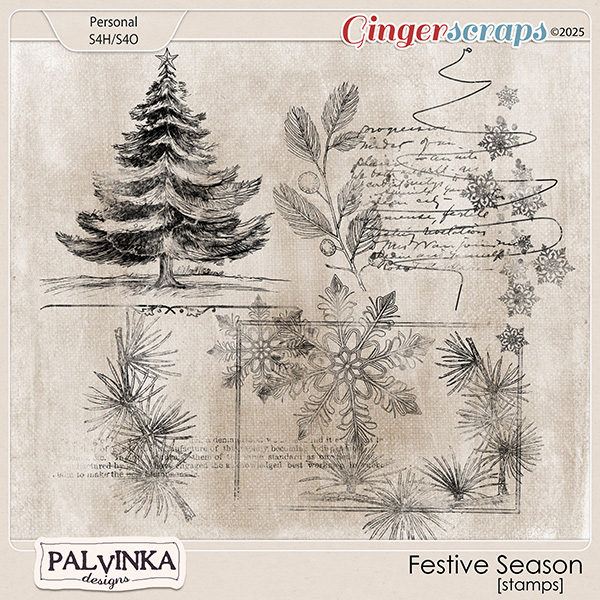 Festive Season Stamps by Palvinka Designs