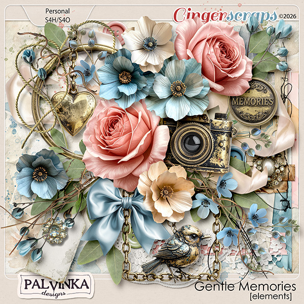 Gentle Memories Elements by Palvinka Designs