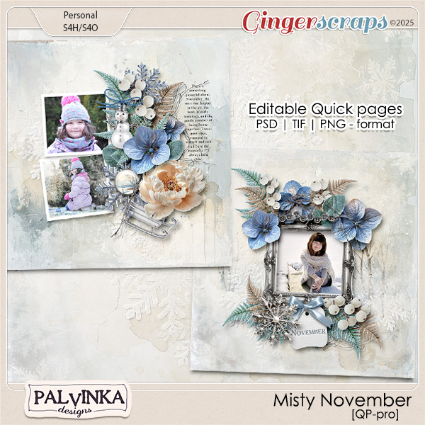 Misty November QP-Pro Templates by Palvinka Designs