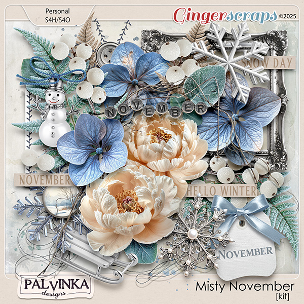 Misty November Kit by Palvinka Designs