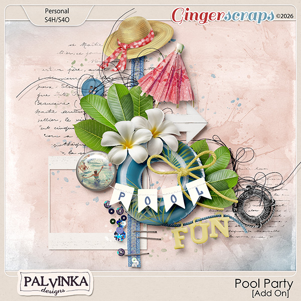Pool Party Add On by Palvinka Designs