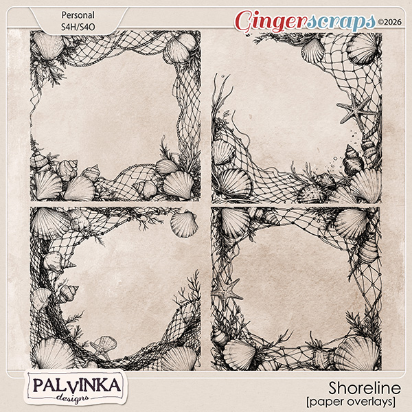 Shoreline Paper Overlays by Palvinka Designs